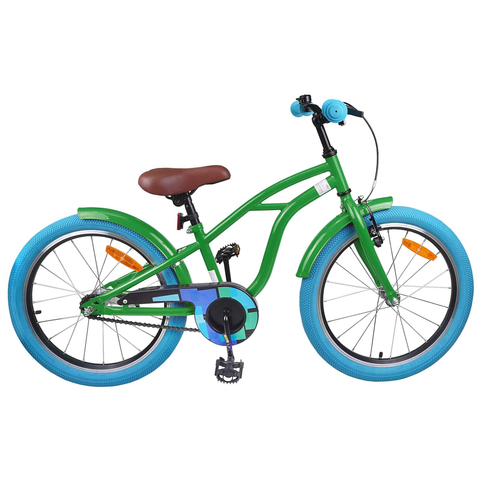 BÃ¸rnecykel 18 tommer til 5-7 Ã¥r gammel GrÃ¸n
