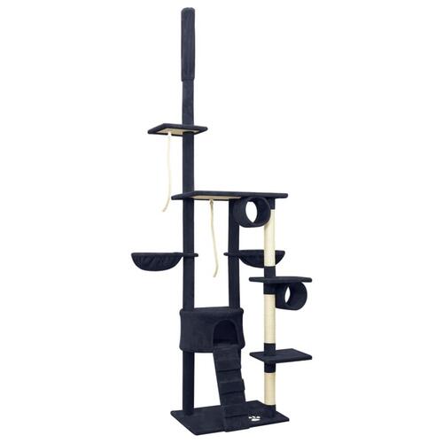 Kradsetræ 220-240 cm gulv-til-loft blå