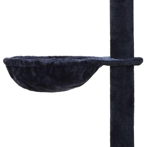 Kradsetræ 220-240 cm gulv-til-loft blå
