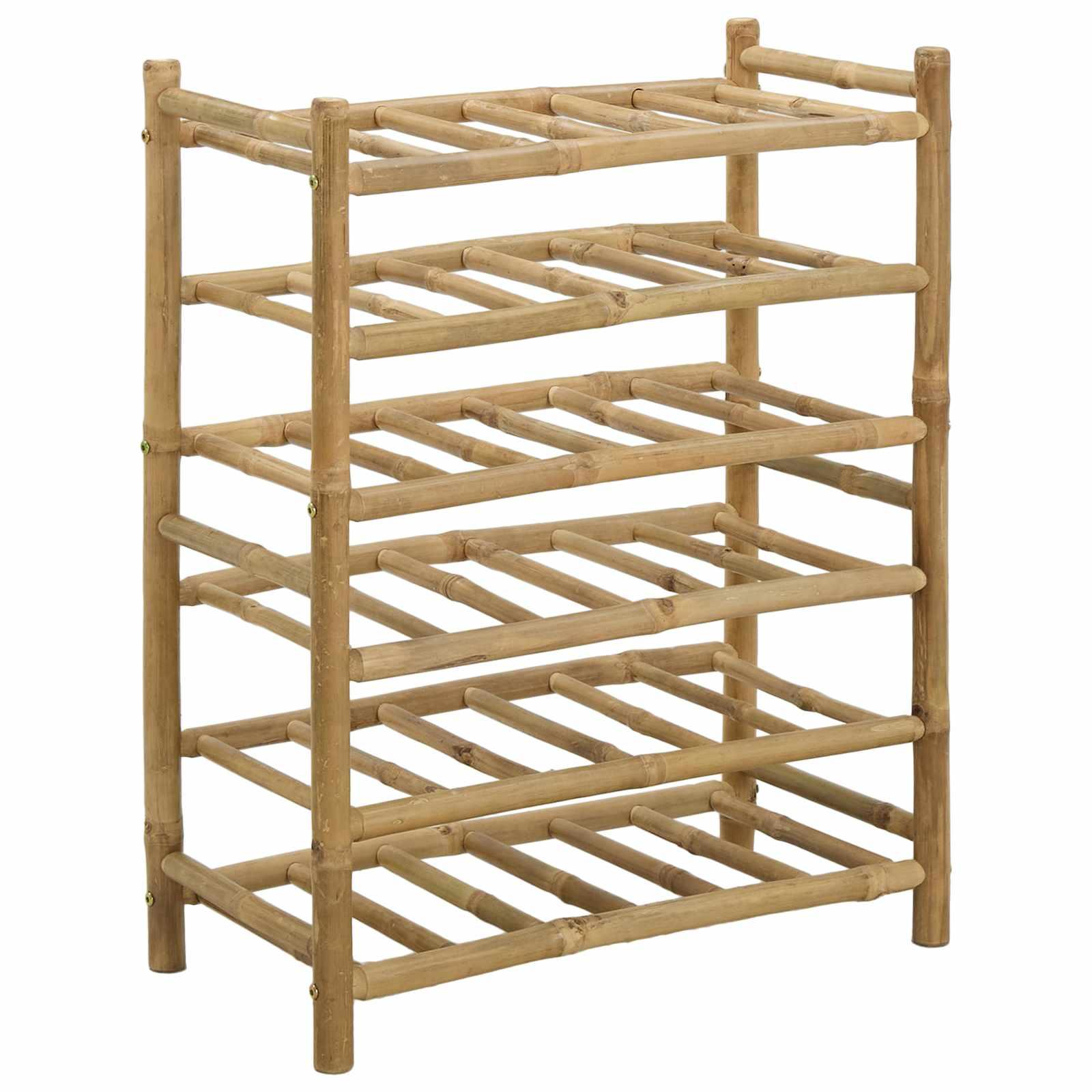 Vinfad Naturfarvet 57 x 29,5 x 72 cm Bambus