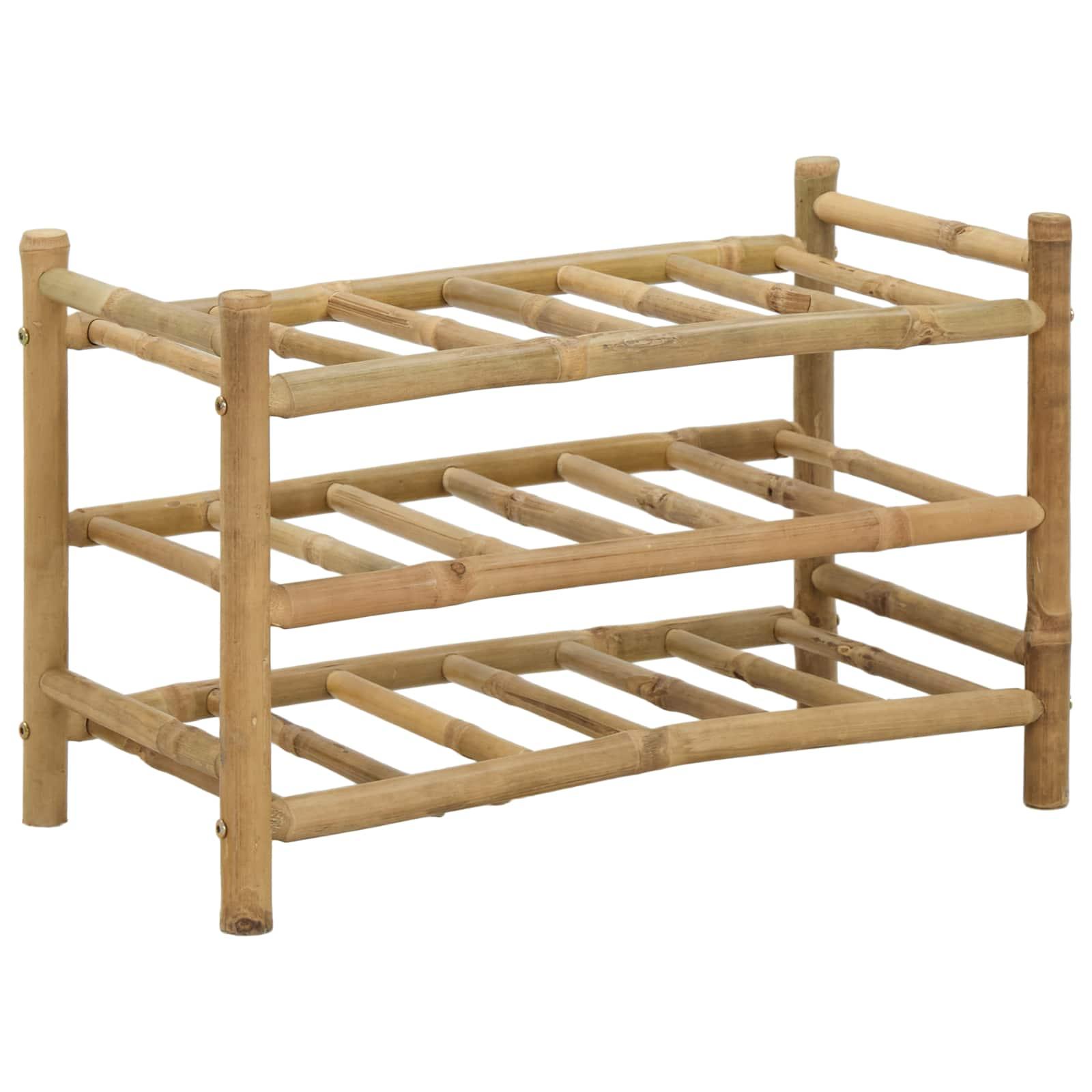 Vinfad Naturfarvet 57 x 29,5 x 36 cm Bambus