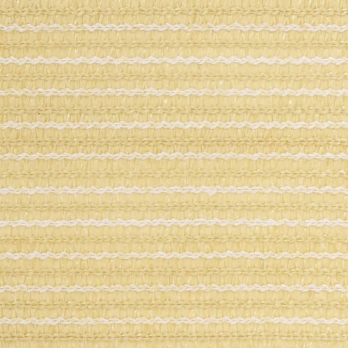 Telttæppe 300 × 400 cm - beige HDPE, vejrbestandigt
