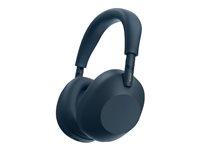 Sony WH-1000XM6 trådløse over-ear hovedtelefoner - midnatsblå billede