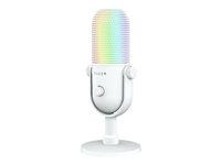 Razer Seiren V3 Chroma – USB kondensatormikrofon til streaming, hvid billede