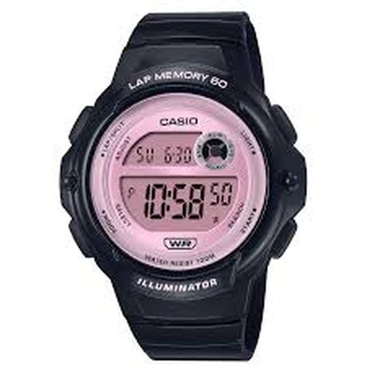 Casio ILLUMINATOR dameur - pink digital (Ø 40,5 mm)