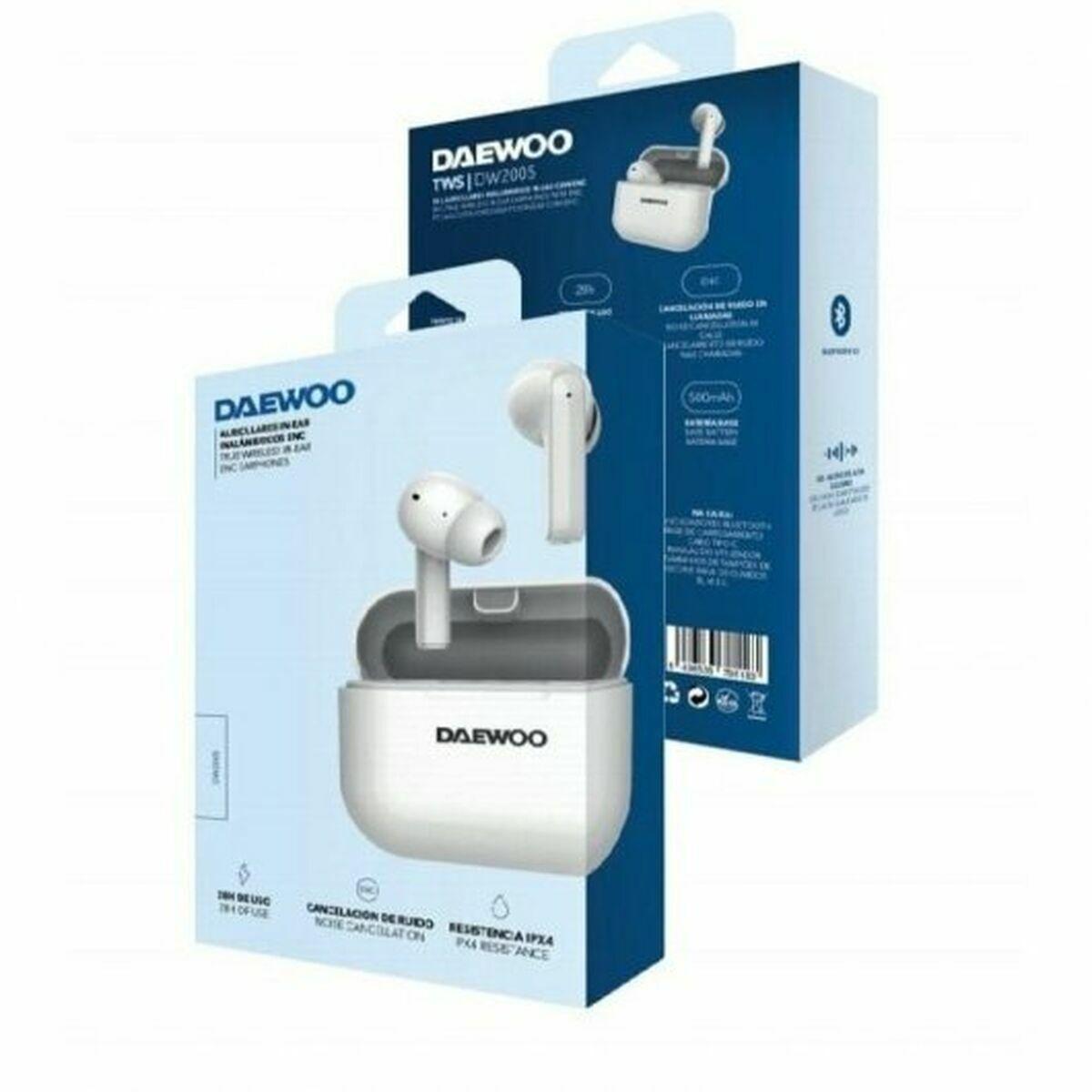 Daewoo DW2005 trådløse in‑ear høretelefoner - Hvid