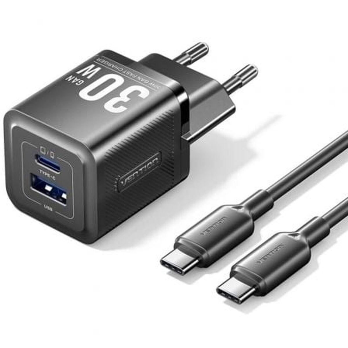 Vention TZ-FEQB0-EU-01 biloplader - kompakt USB/Type‑C