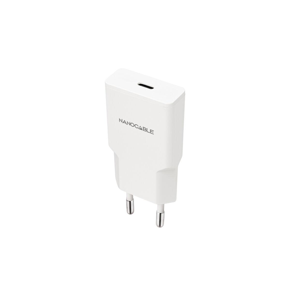 NANOCABLE 10.10.2021 vægoplader - USB‑C, 20 W, hvid