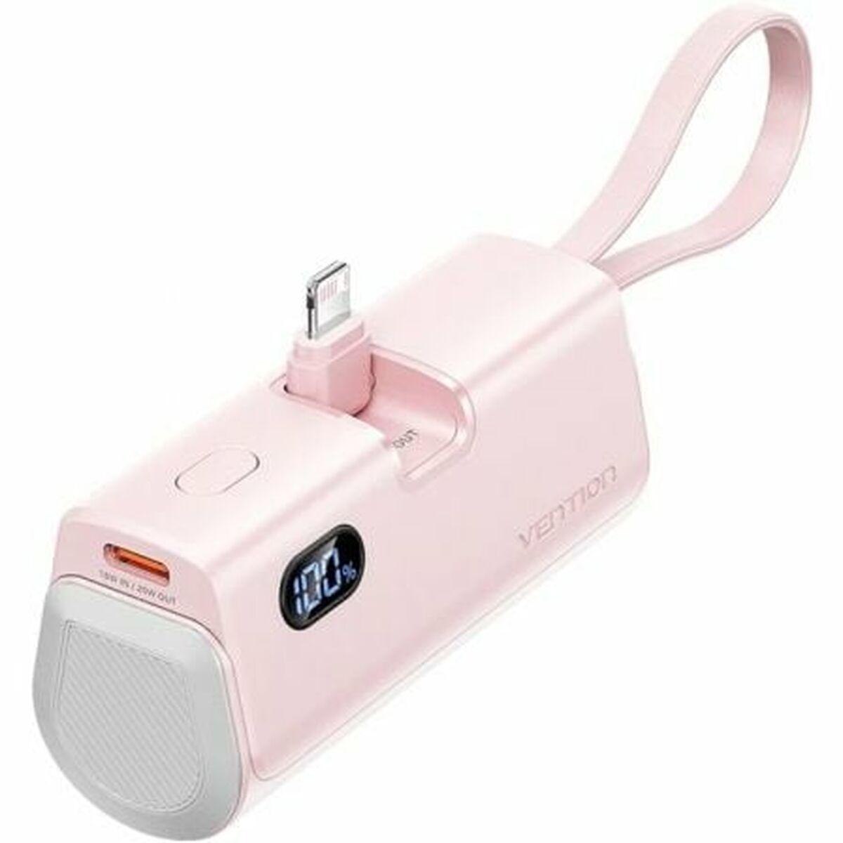 Vention FHRP0 powerbank 4.800 mAh - pink, USB‑C 22,5 W