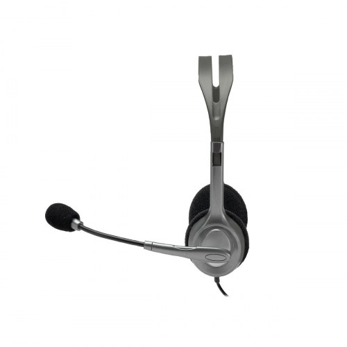 Logitech H110 kablet stereo headset med mikrofon - sort/grå
