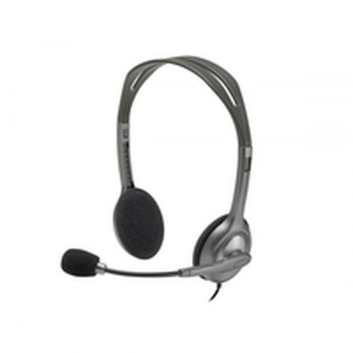 Logitech H110 kablet stereo headset med mikrofon - sort/grå