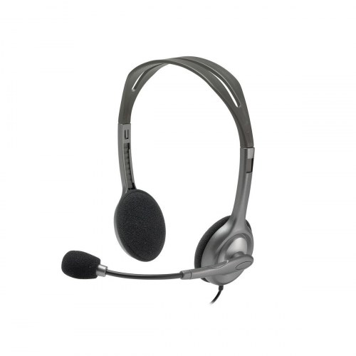 Logitech H110 kablet stereo headset med mikrofon - sort/grå