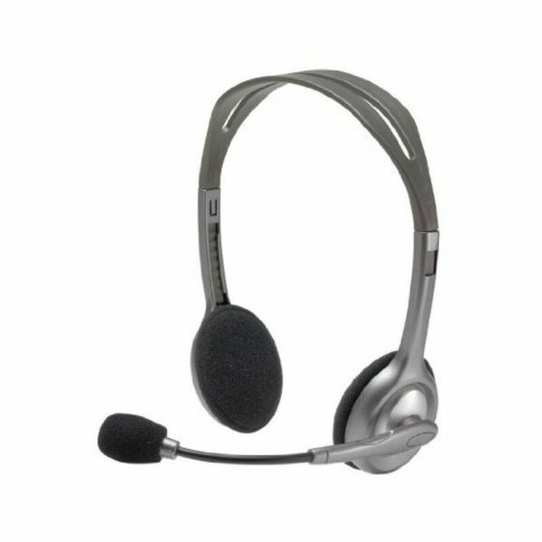 Logitech H110 kablet stereo headset med mikrofon - sort/grå