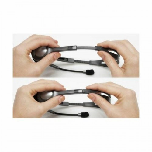 Logitech H110 kablet stereo headset med mikrofon - sort/grå