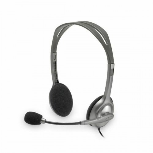 Logitech H110 kablet stereo headset med mikrofon - sort/grå