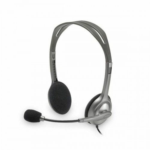 Logitech H110 kablet stereo headset med mikrofon - sort/grå