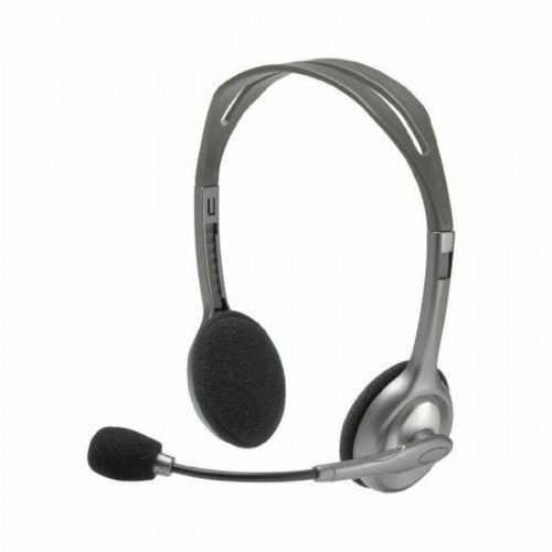 Logitech H110 kablet stereo headset med mikrofon - sort/grå