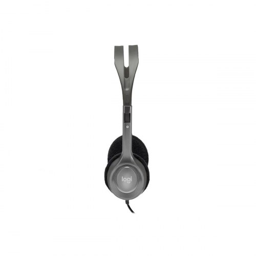 Logitech H110 kablet stereo headset med mikrofon - sort/grå