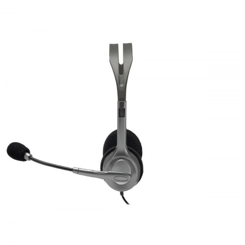 Logitech H110 kablet stereo headset med mikrofon - sort/grå