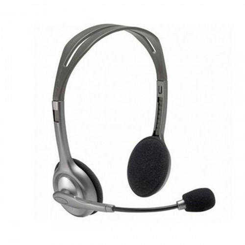 Logitech H110 kablet stereo headset med mikrofon - sort/grå