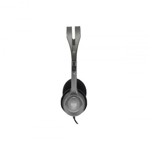 Logitech H110 kablet stereo headset med mikrofon - sort/grå