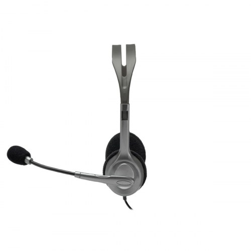 Logitech H110 kablet stereo headset med mikrofon - sort/grå