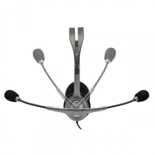 Logitech H110 kablet stereo headset med mikrofon - sort/grå