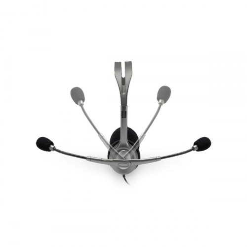 Logitech H110 kablet stereo headset med mikrofon - sort/grå