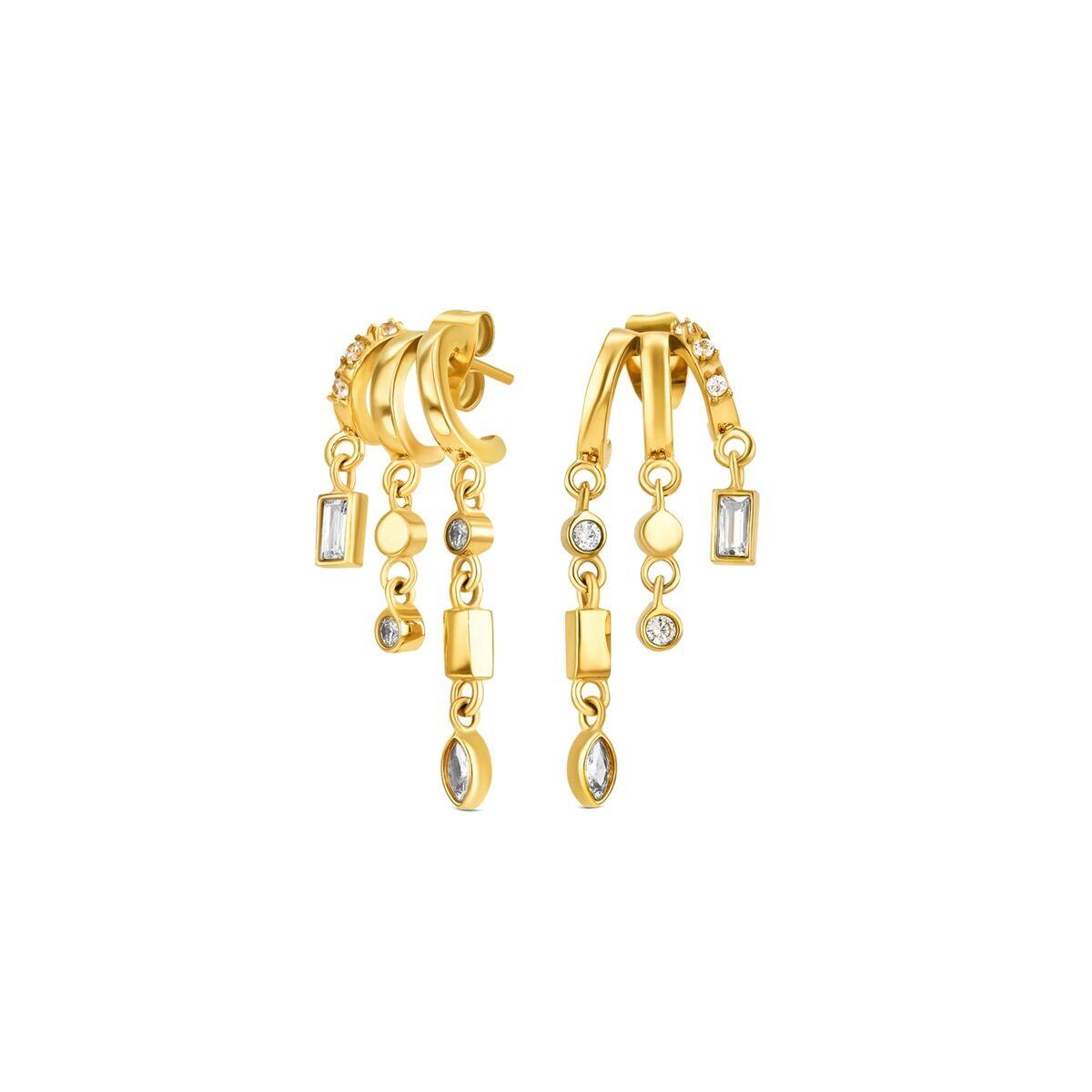 One Jewels OJEEP51G øreringe til kvinder - gyldne kæde-dangle