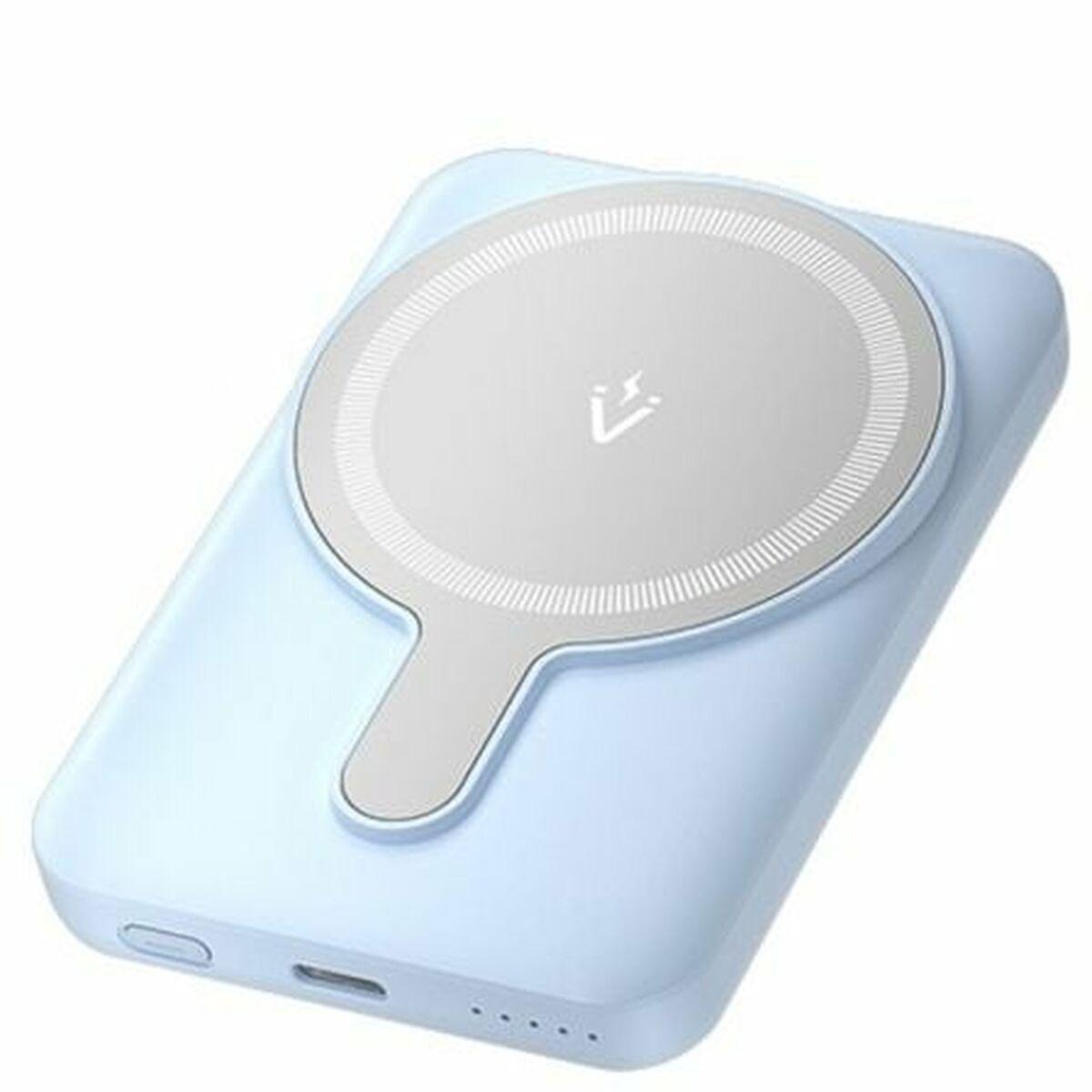 Vention FHSL0 powerbank 5.000 mAh - blå, 20 W, USB‑C, trådløs