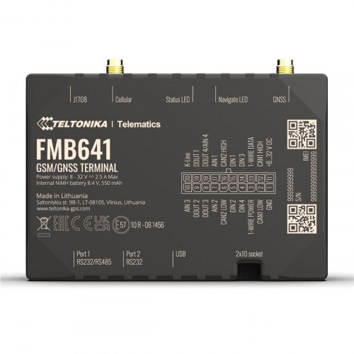Teltonika FMB641 GSM/GNSS terminal - smartphone