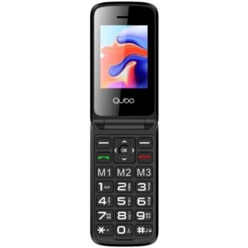 Qubo X-247 2,4" QVGA klaptelefon 4G - sort