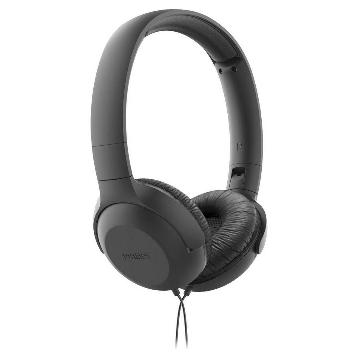Philips TAUH201 on-ear headset med kabel - Sort billede