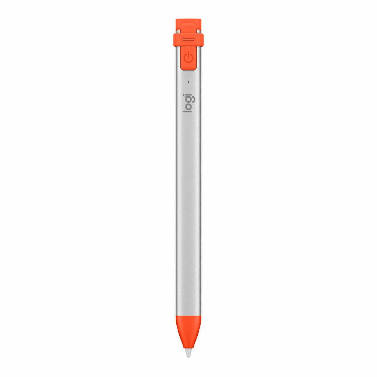 Logitech Crayon digital pen til iPad - orange/hvid billede