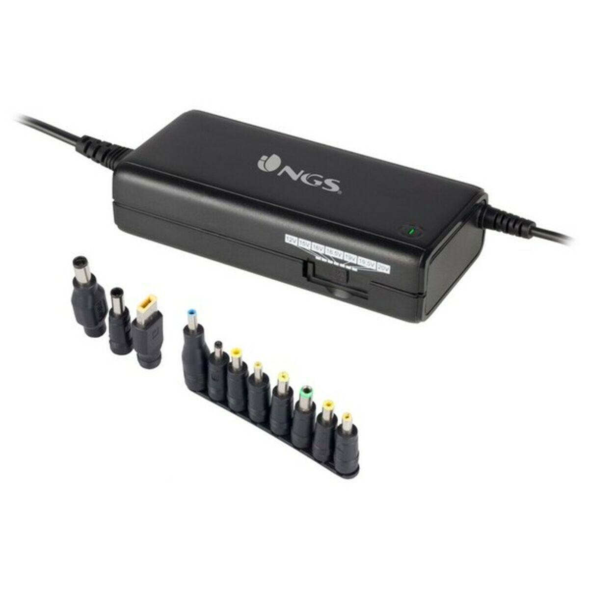 NGS BAN laptop-oplader 90 W - universel netadapter med 11 stik billede