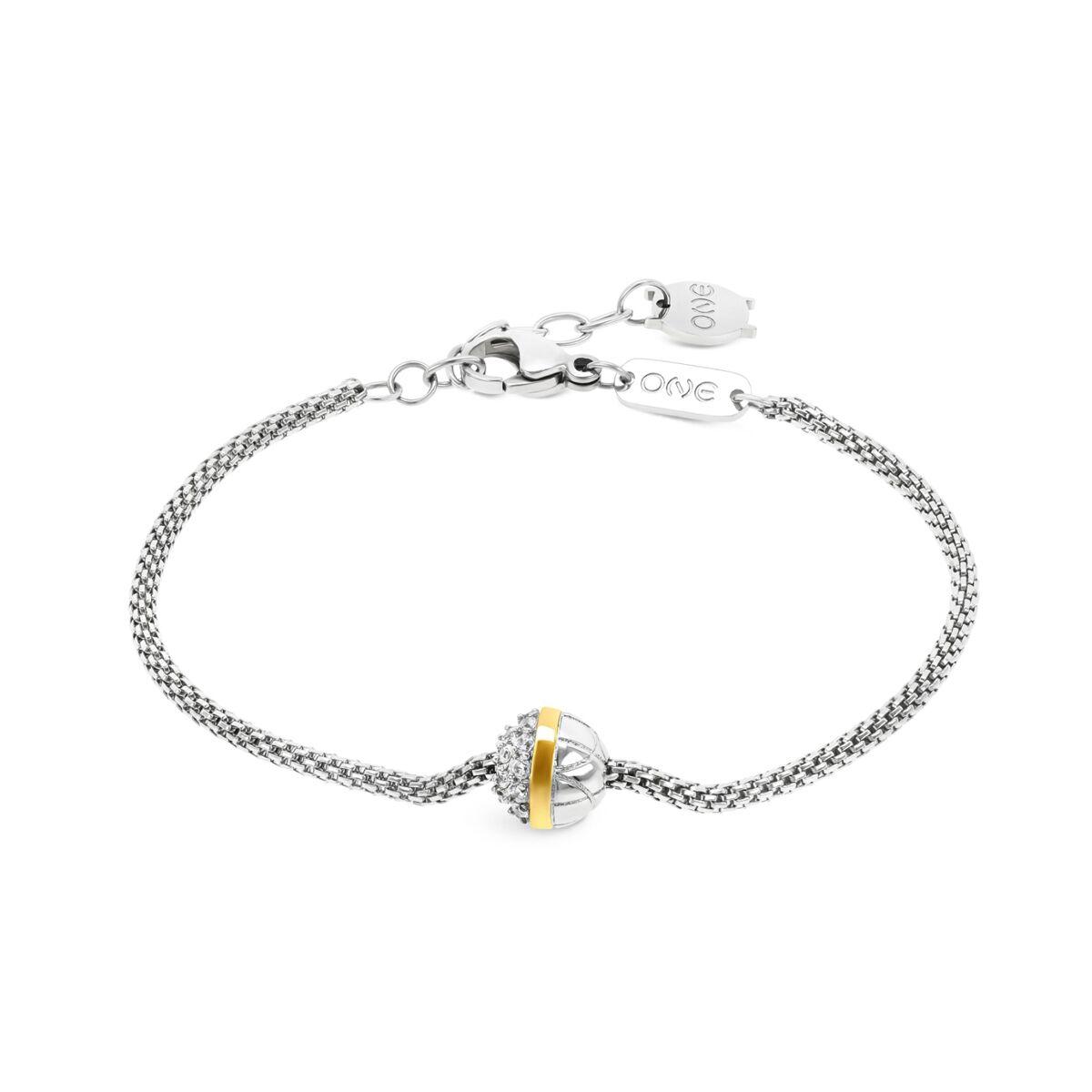One Jewels OJDFB01SG armbånd til kvinder - sølvfarvet