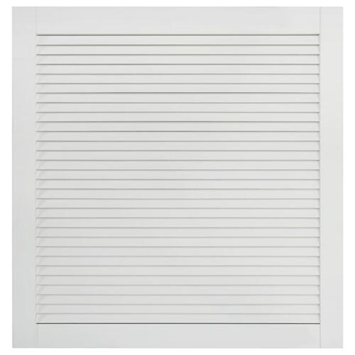 Skabslåger 2 stk. 61,5x59,4 cm lameldesign massivt fyr hvid