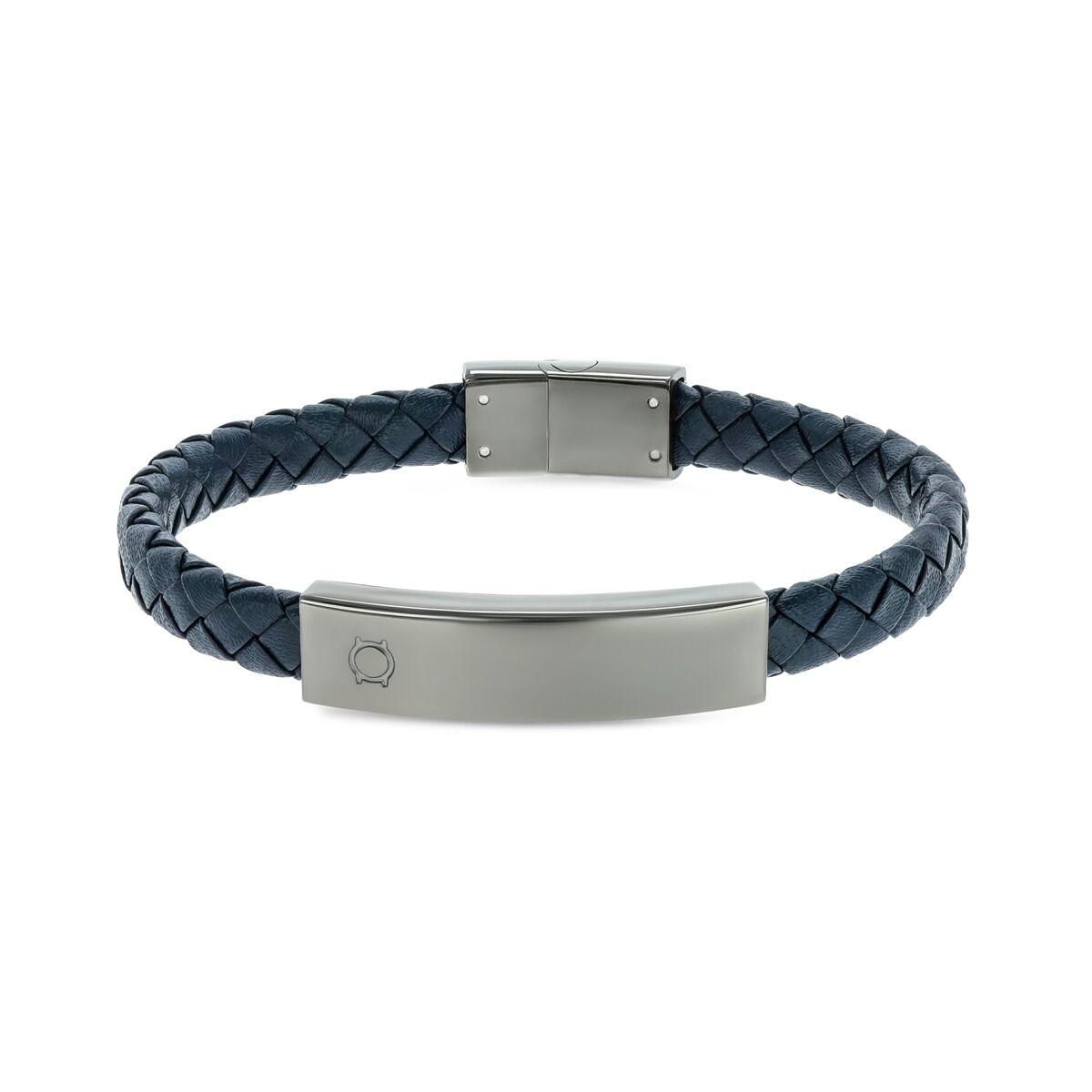 One Jewels OAMB4101LA-S herrearmbånd - grå flet