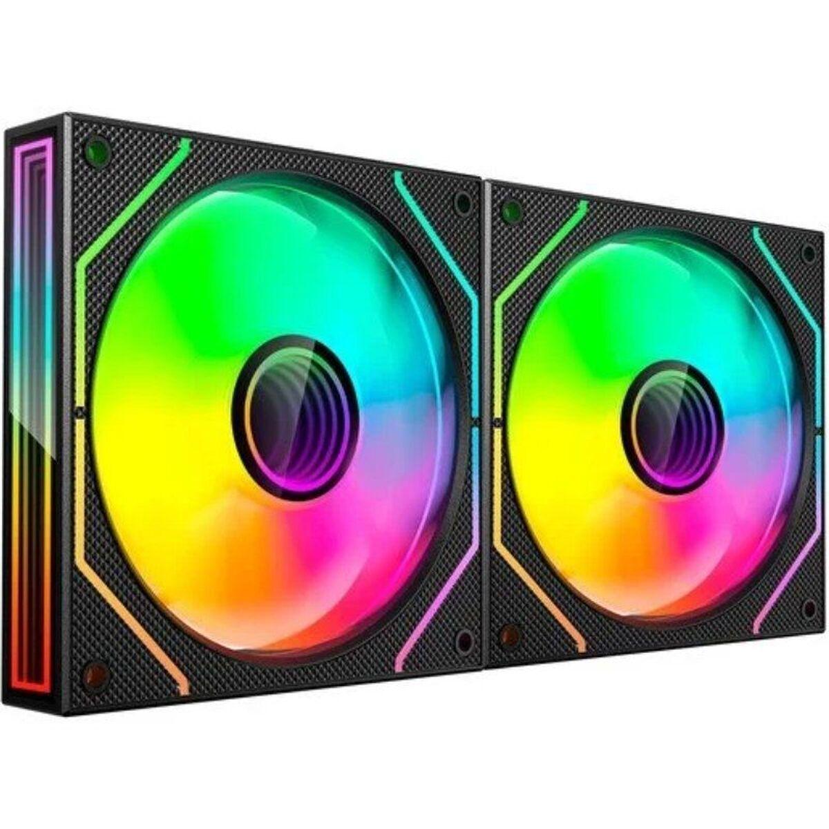Mars Gaming MF-3DPROX2 120 mm ARGB CPU-blæser - 2-pak
