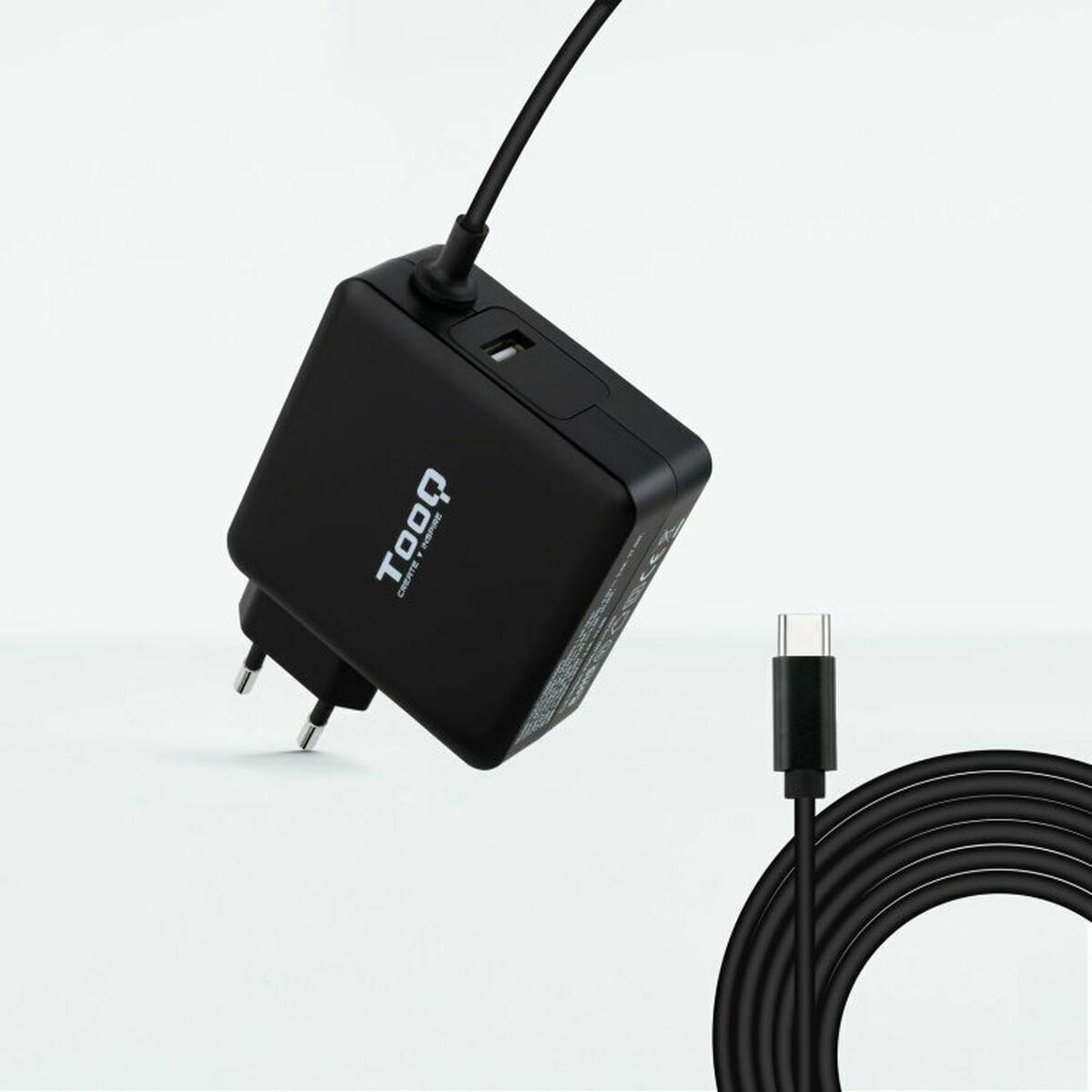 TooQ TQLC-USBC65PD laptop-oplader 65 W - USB‑C/USB, EU-stik