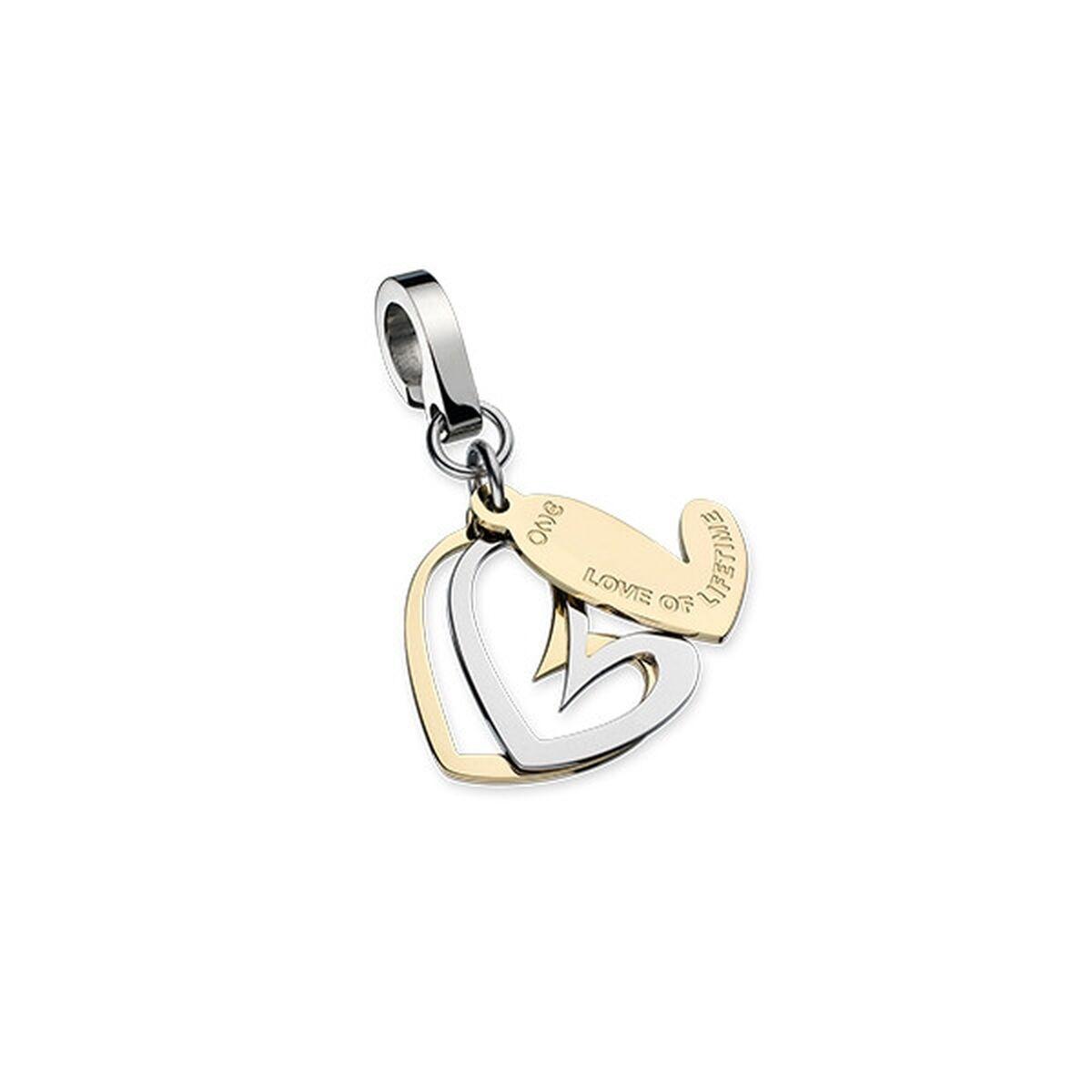 One Jewels OJEBC606 vedhæng - sølvfarvet hjerte charm