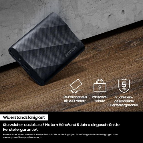 Samsung T9 bærbar SSD 1 TB - ekstern harddisk (USB 3.2)