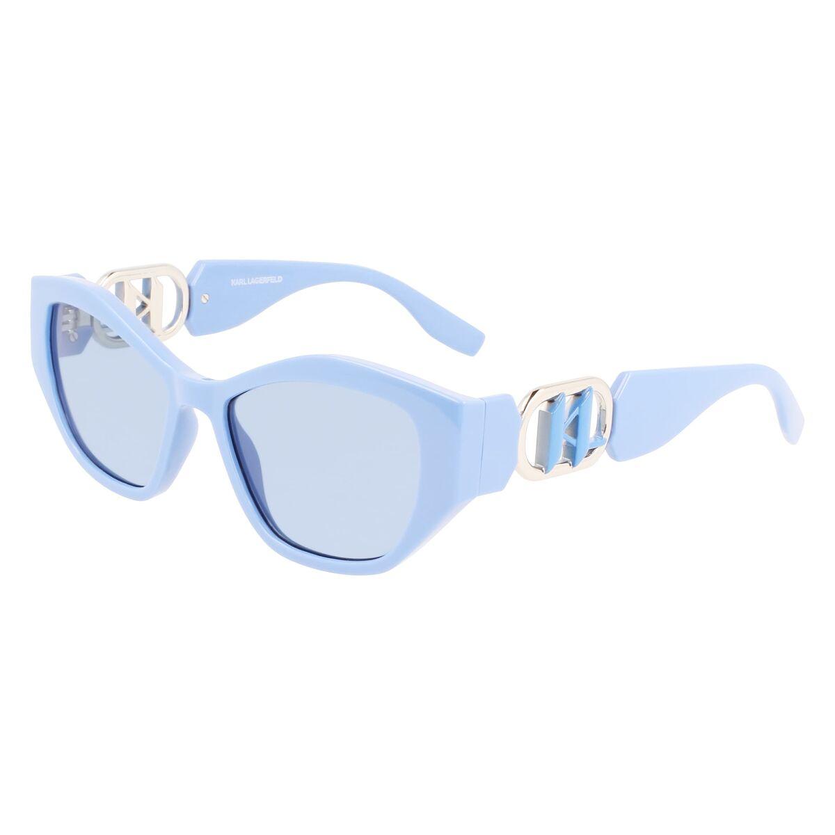 Karl Lagerfeld KL6086S-450 solbriller til kvinder - blå, ø 54 mm