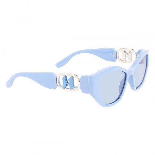 Karl Lagerfeld KL6086S-450 solbriller til kvinder - blå, ø 54 mm