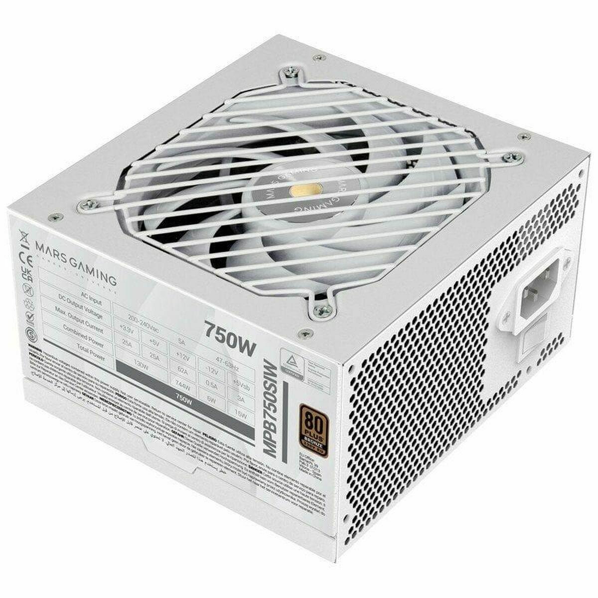 Mars Gaming MPB750SIW strømforsyning 750 W ATX - 80 Plus Bronze, hvid