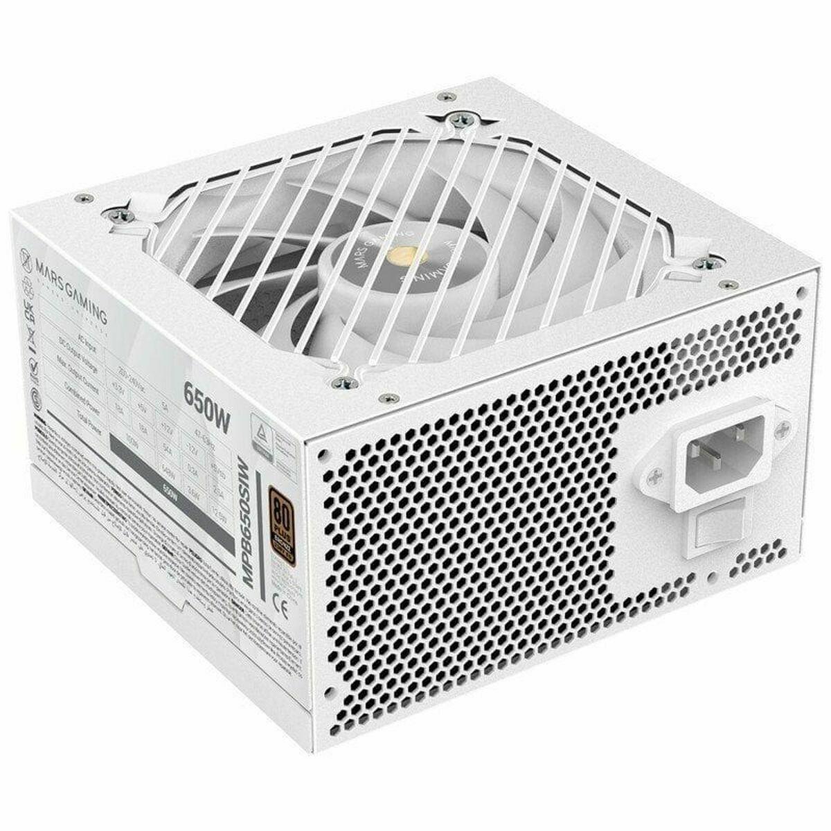 Mars Gaming MPB650SIW strømforsyning 650 W - 80 Plus Bronze (hvid)
