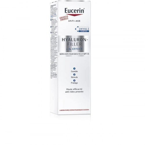Eucerin Hyaluron-Filler Øjencreme SPF 15 - Anti-age øjenkontur