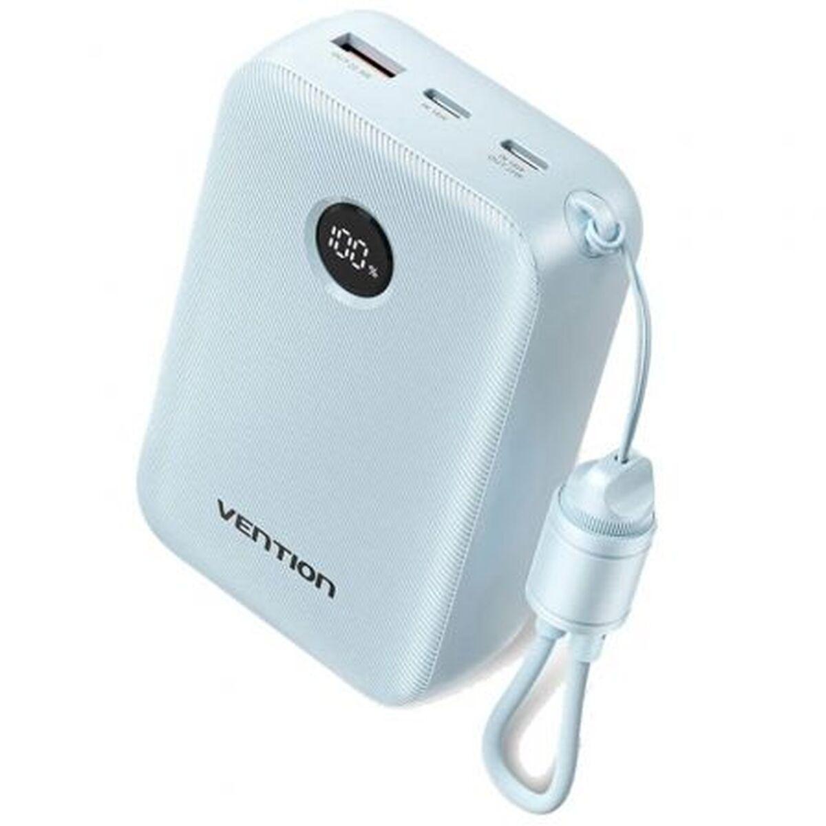 Vention powerbank 20.000 mAh â 2x USBâC, 1x USBâA, 22,5 W â blÃ¥
