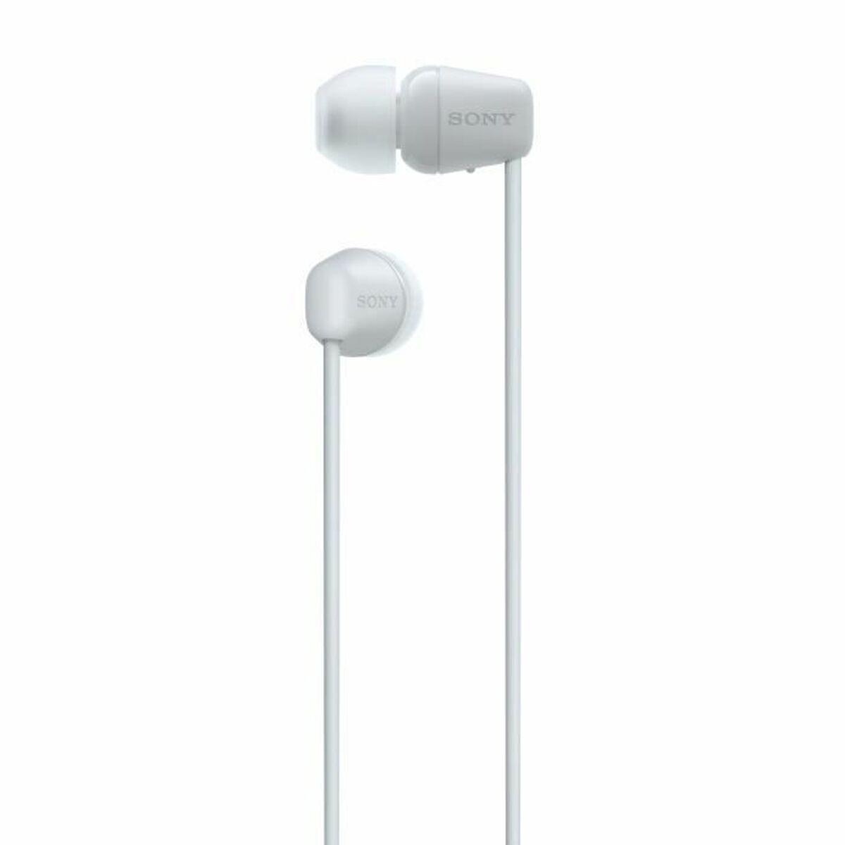 Sony WI-C100 trådløse in-ear hovedtelefoner - Hvid billede