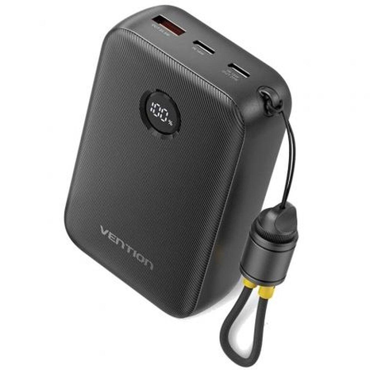 Powerbank Vention 20000mAh 2 x USB-C 1x USB-A z wyswietlaczem 22,5W czarny